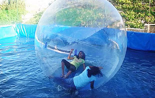 WATER ZORBING